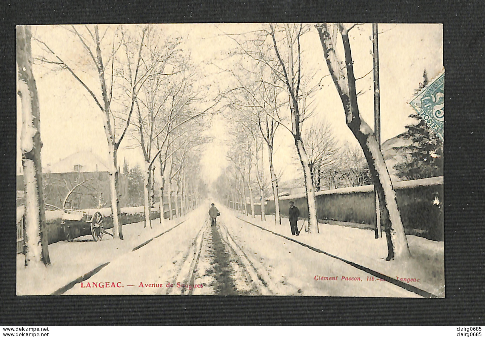 43 - LANGEAC - Avenue De Saugues - 1906 - RARE - Langeac