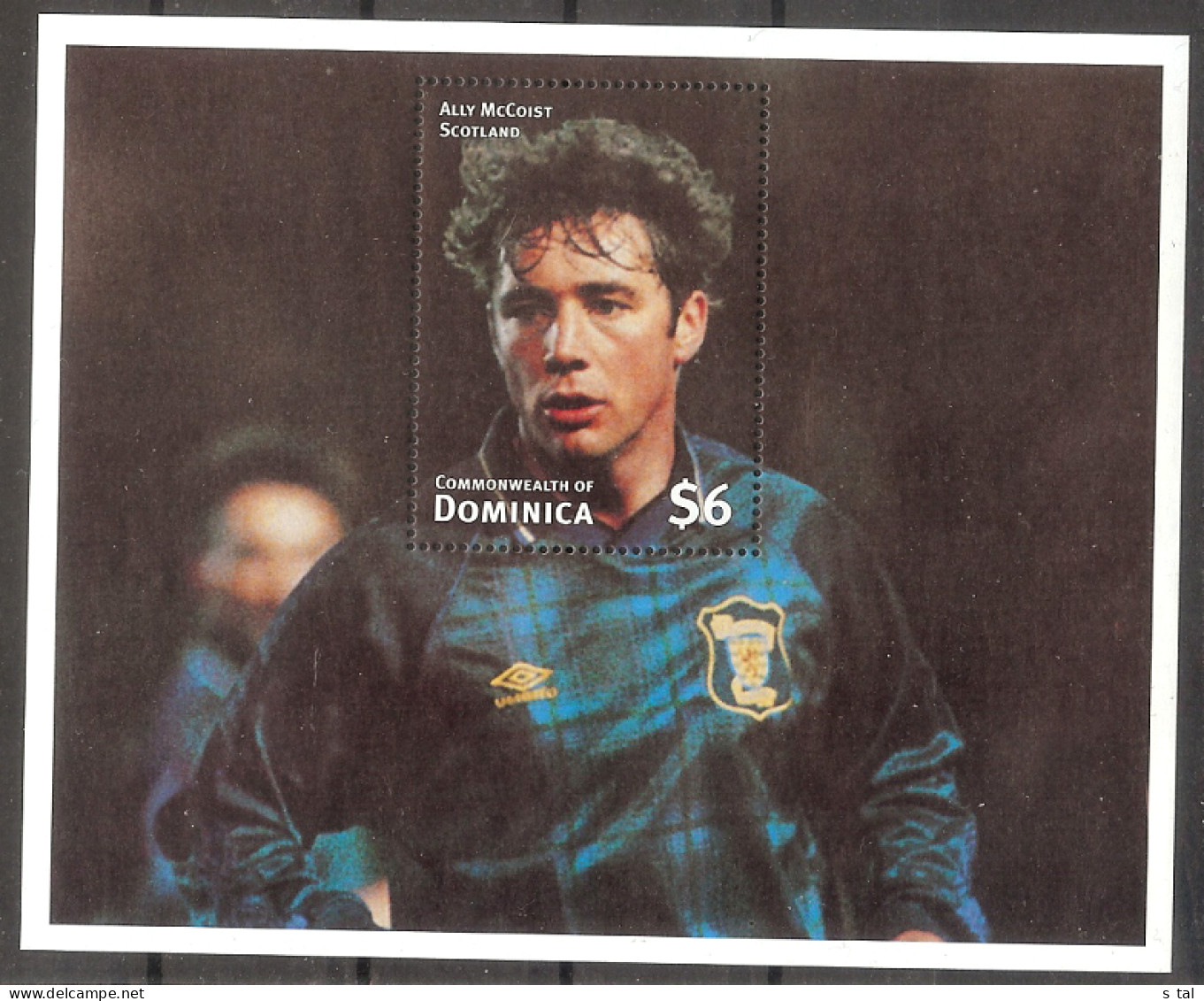 DOMINICA World Cup-98(soccer) S/Sheet MNH - Andere & Zonder Classificatie