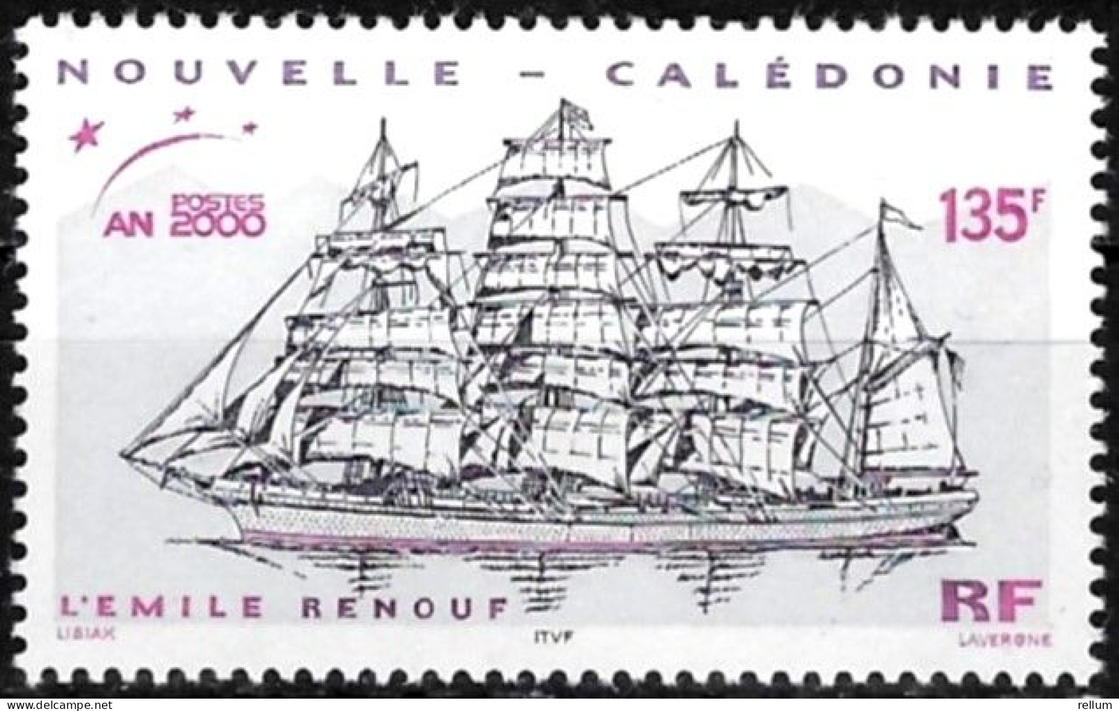 Nouvelle Calédonie 2000 - Yvert Et Tellier Nr. 813 - Michel Nr. 1198 ** - Unused Stamps