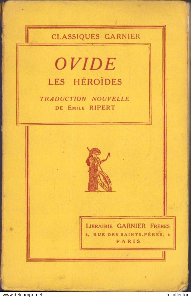 Ovide. Les Heroides, 1932 C1069 - Livres Anciens