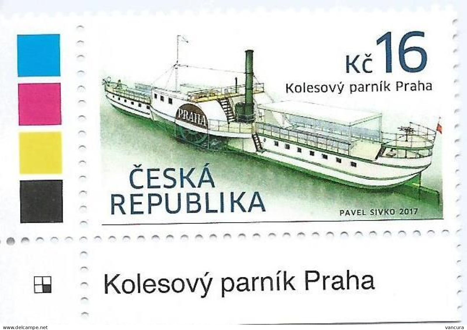 ** 919 Czech Republic  Praha Paddle Steamer 2017 - Neufs