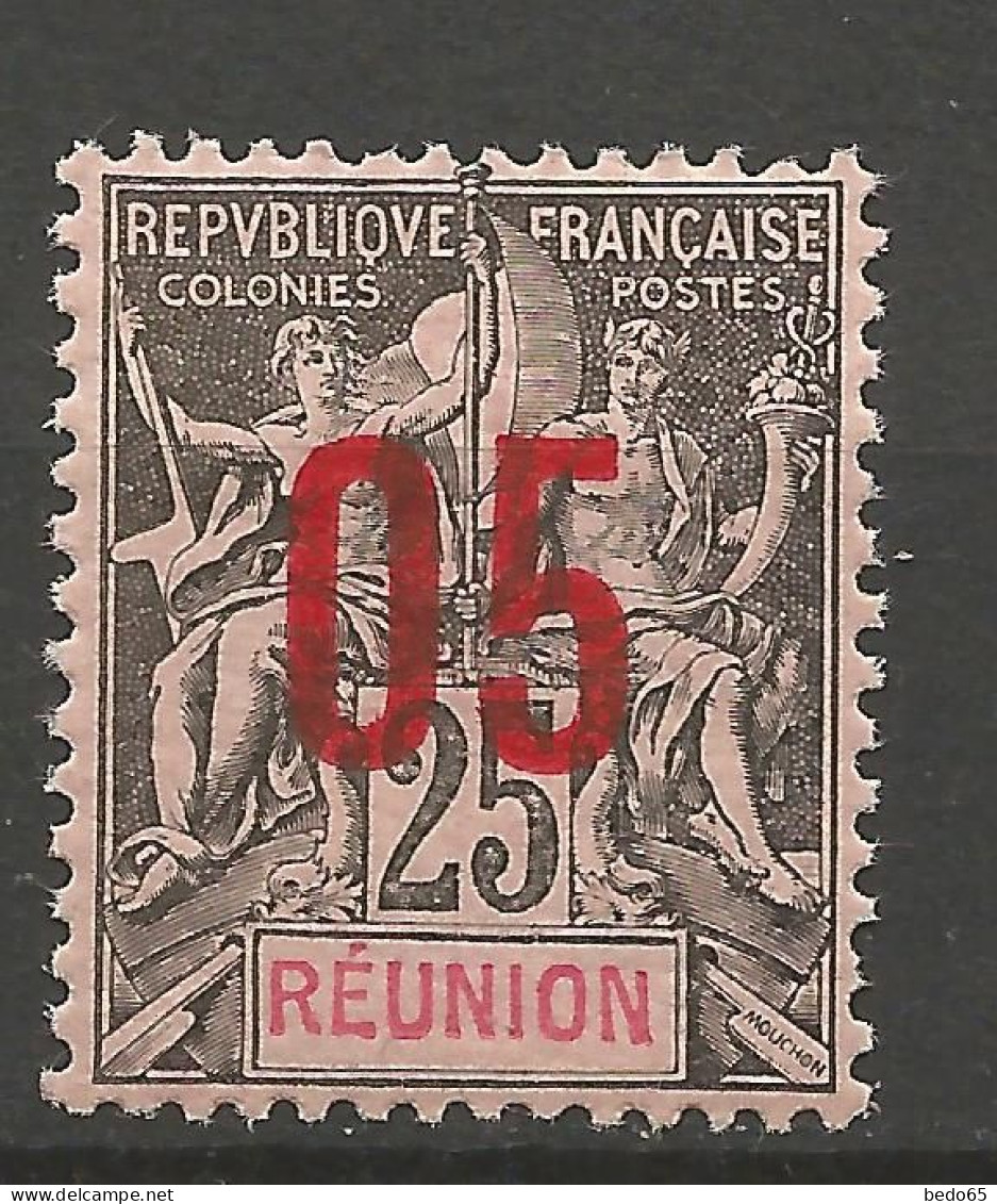 REUNION N° 75 NEUF** LUXE SANS CHARNIERE / Hingeless / MNH - Ongebruikt