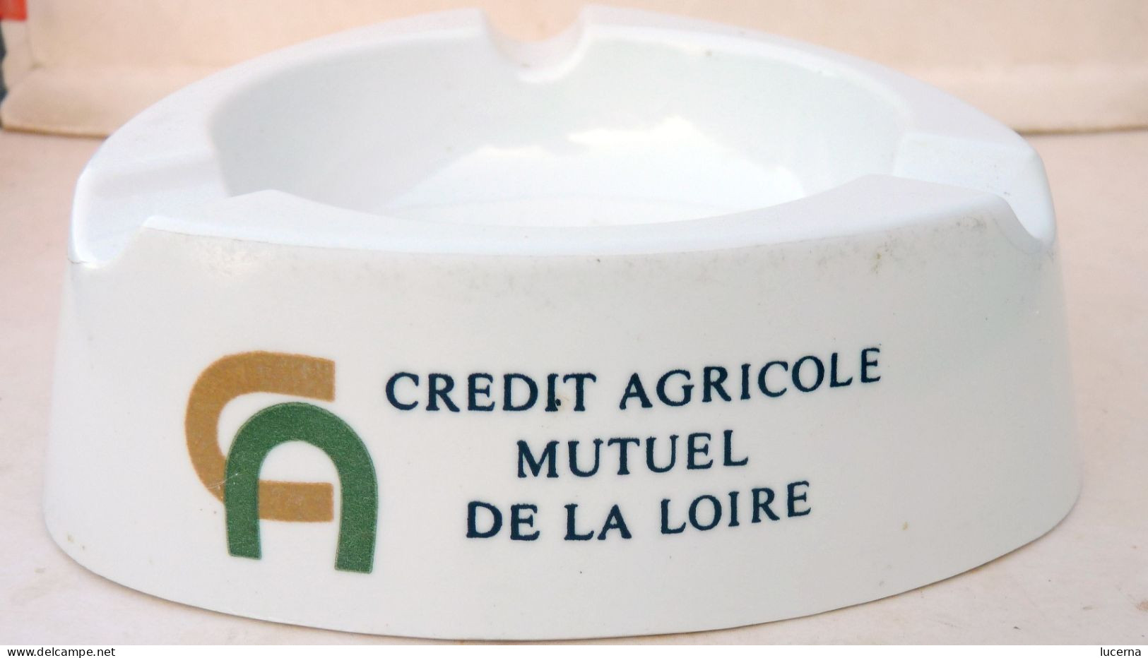 CENDRIER CREDIT AGRICOLE MUTUEL DE LA LOIRE Ancien SIGLE CA Publicité VINTAGE - Otros & Sin Clasificación