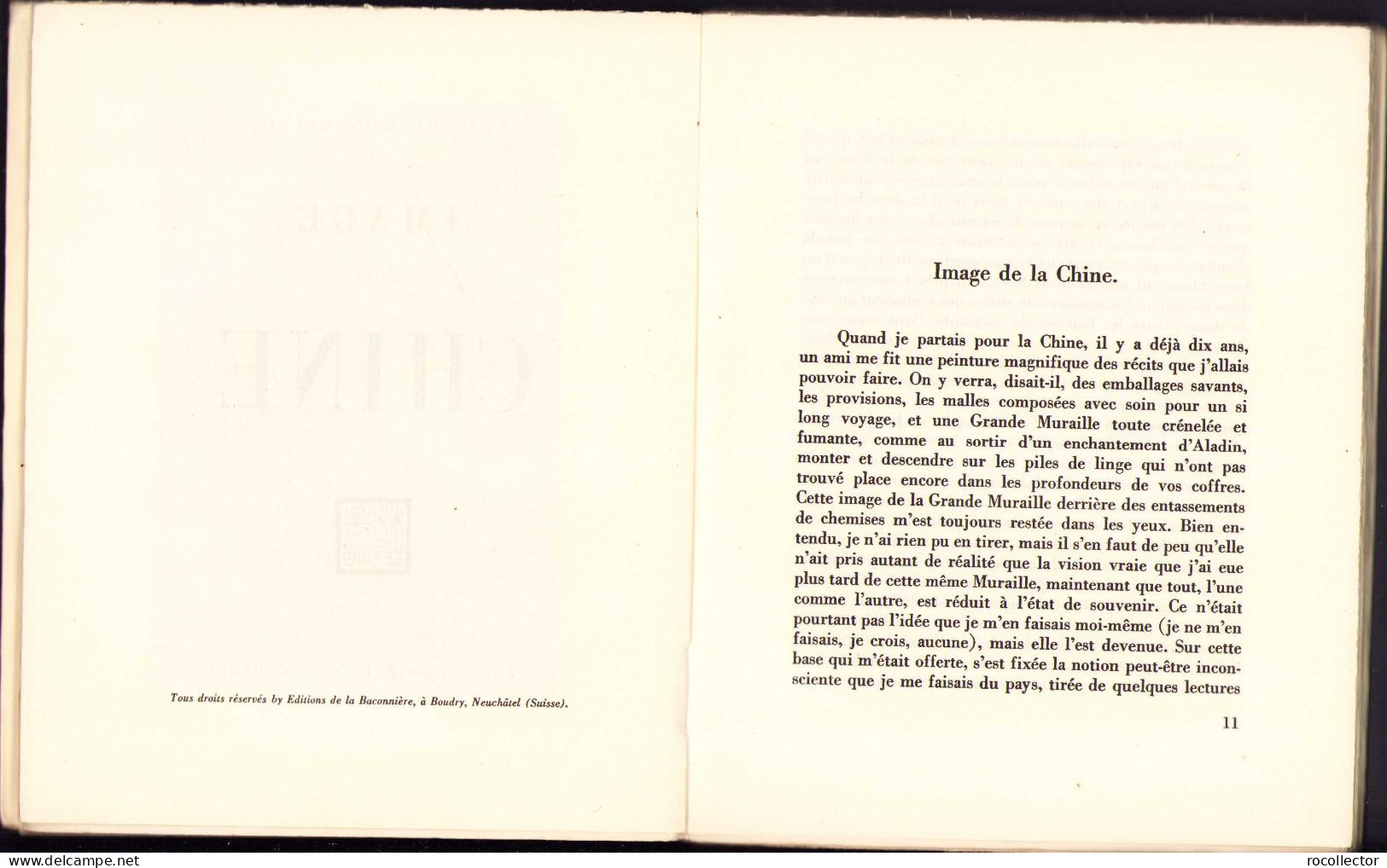 Image La De La Chine Par Eric De Montmollin, 1942 C916 - Old Books