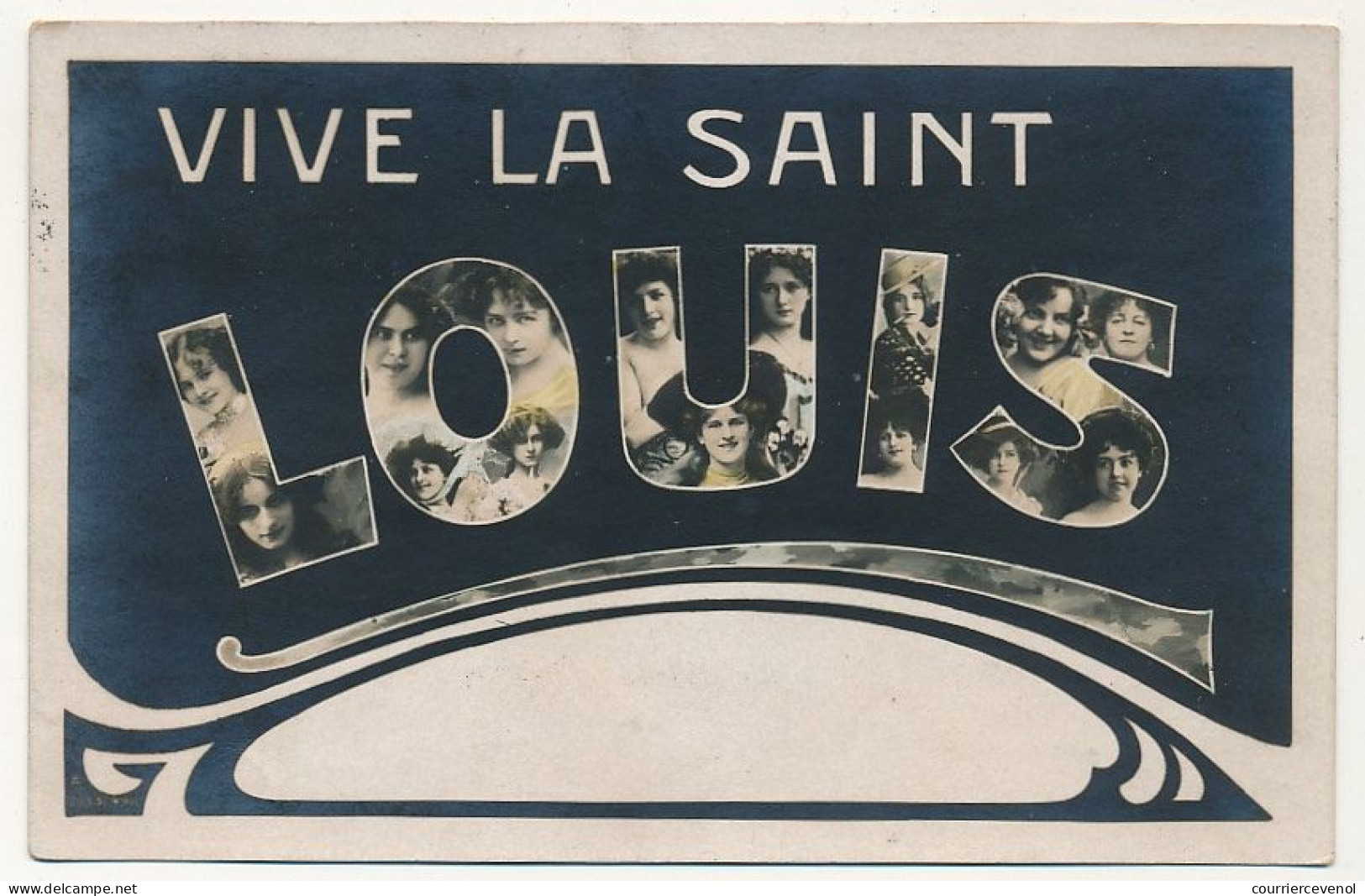 CPA - "Vive La Saint LOUIS" - Firstnames