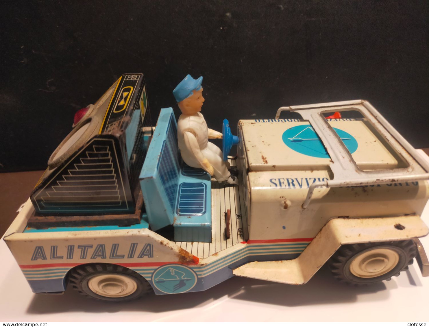 Giochi Anni 60/70 Jeep Alitalia - Antikspielzeug