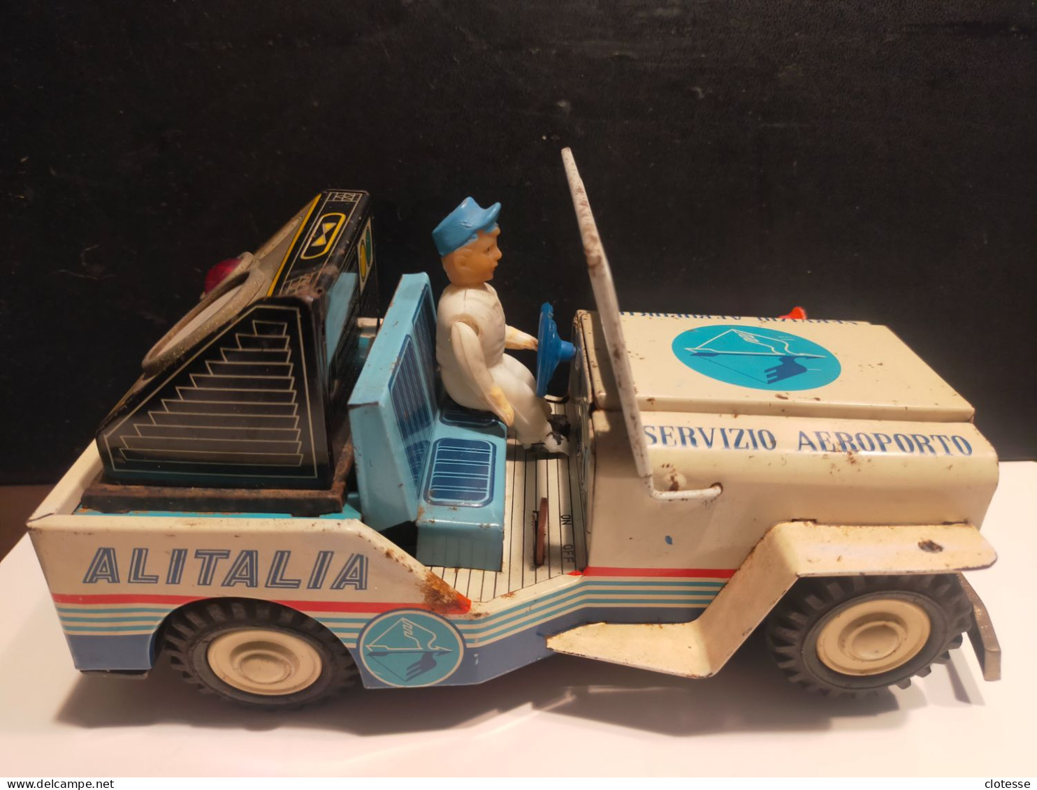 Giochi Anni 60/70 Jeep Alitalia - Toy Memorabilia