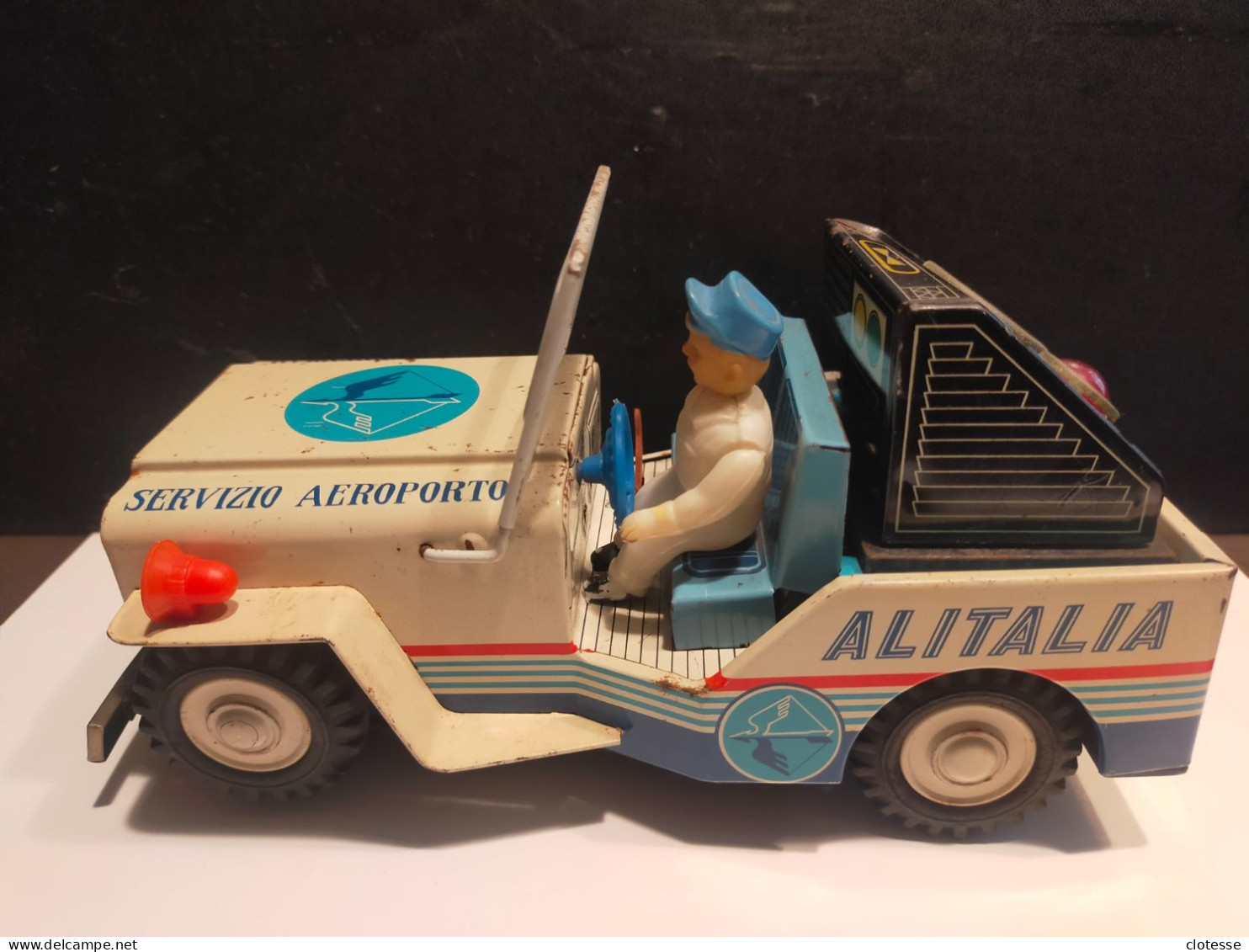 Giochi Anni 60/70 Jeep Alitalia - Giocattoli Antichi