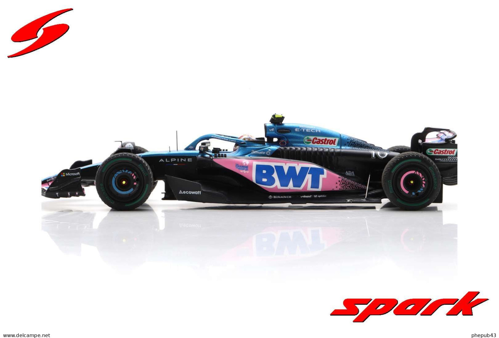 Alpine A523 - BWT Alpine F1 Team - 7th Monaco GP FI 2023 #10 - Pierre Gasly - Spark - Spark