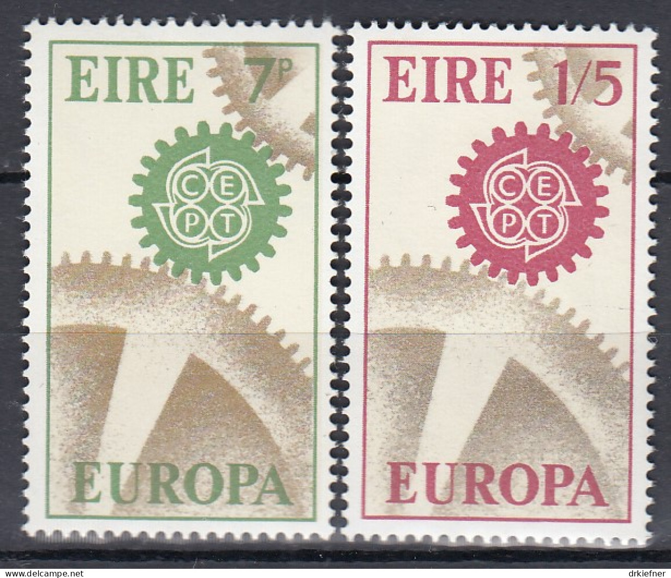 IRLAND  192-193, Postfrisch **, Europa CEPT, 1967 - Unused Stamps