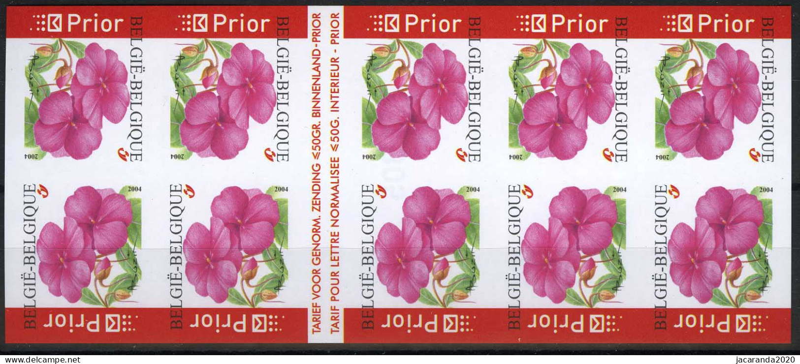België B45 ON - Postzegelboekje - Carnet - Bloemen - Fleurs - Impatiens - André Buzin - 2001-…