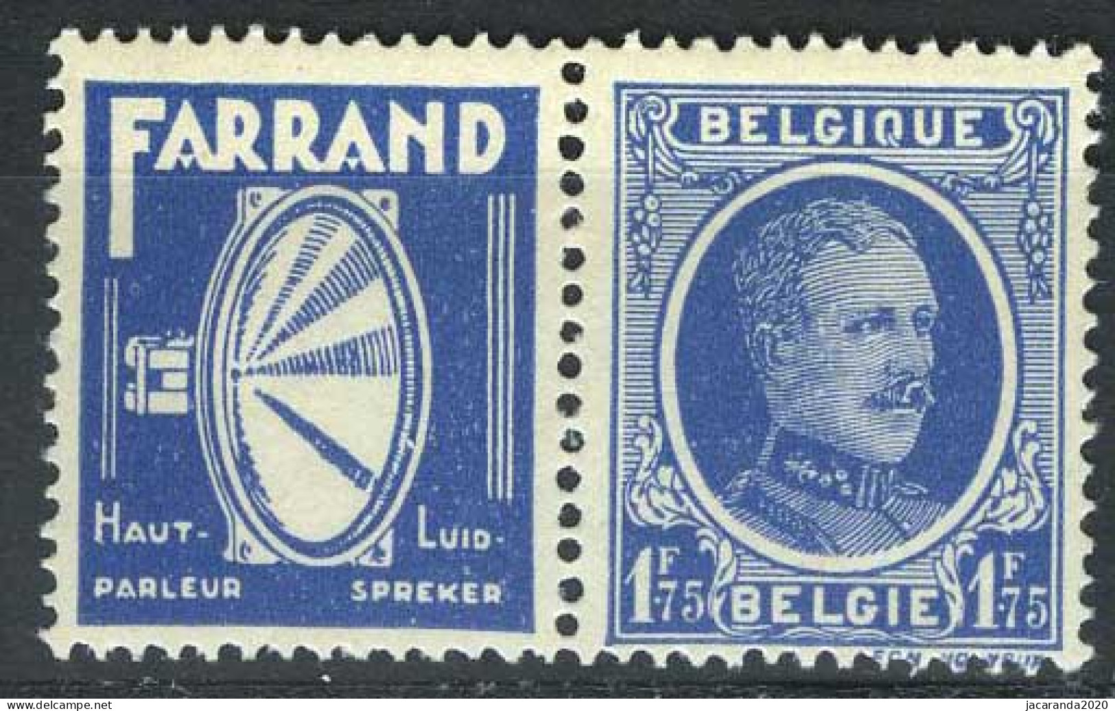 België PU3 ** - Farrand - Mint