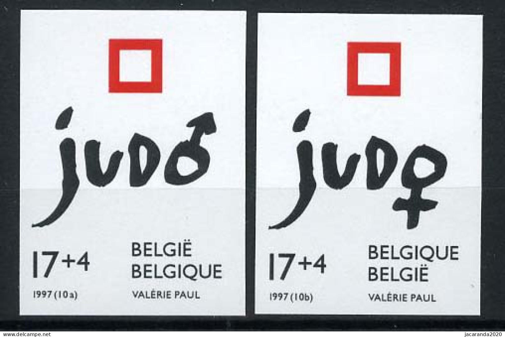 België 2703/04 ON - Sport - Europese Judo Kampioenschappen - 1981-2000
