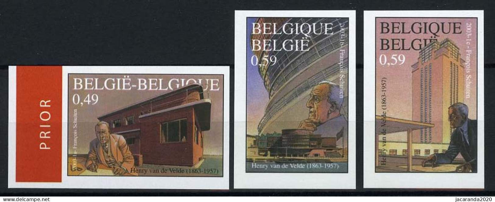 België 3146/48 ON - Henry Van De Velde - Architect - François Schuiten - 2001-…