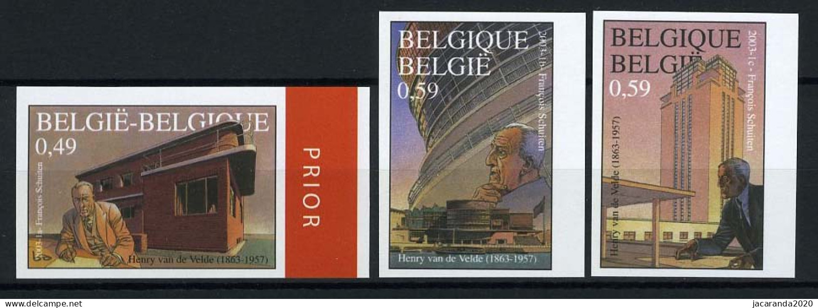 België 3146/48 ON - Henry Van De Velde - Architect - François Schuiten - 2001-…