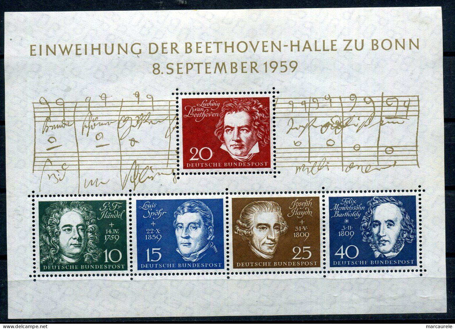 Allemagne Bloc Feuillet N° 1   N** - 1959-1980