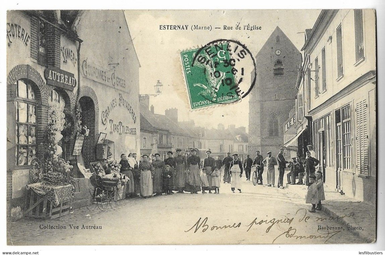 CPA 51 ESTERNAY Rue De L' Eglise - Esternay