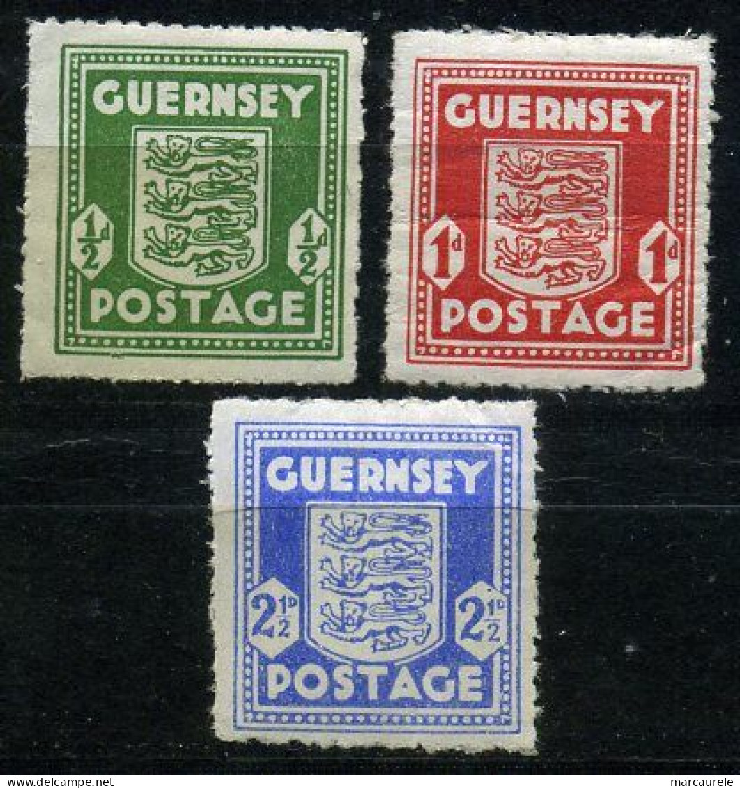 Guernesay Occupation Allemande  N° 1 à 3  N* - Guernsey