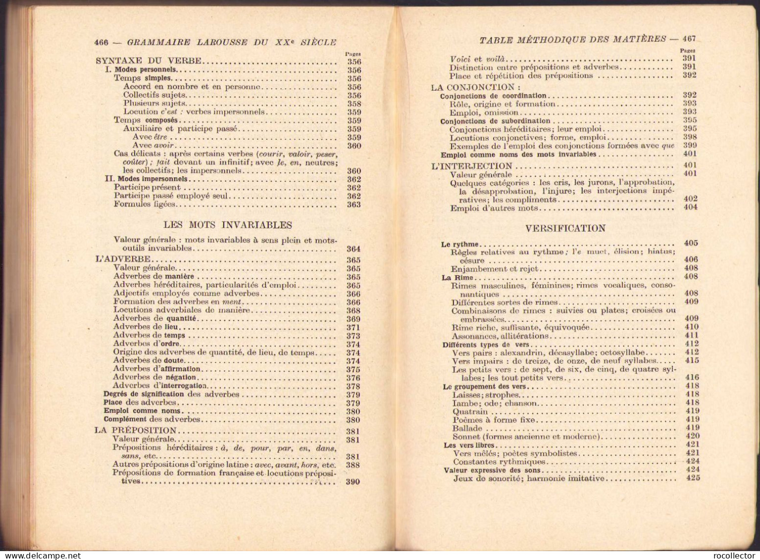 Grammaire Larousse du XXe siecle 1936 C774