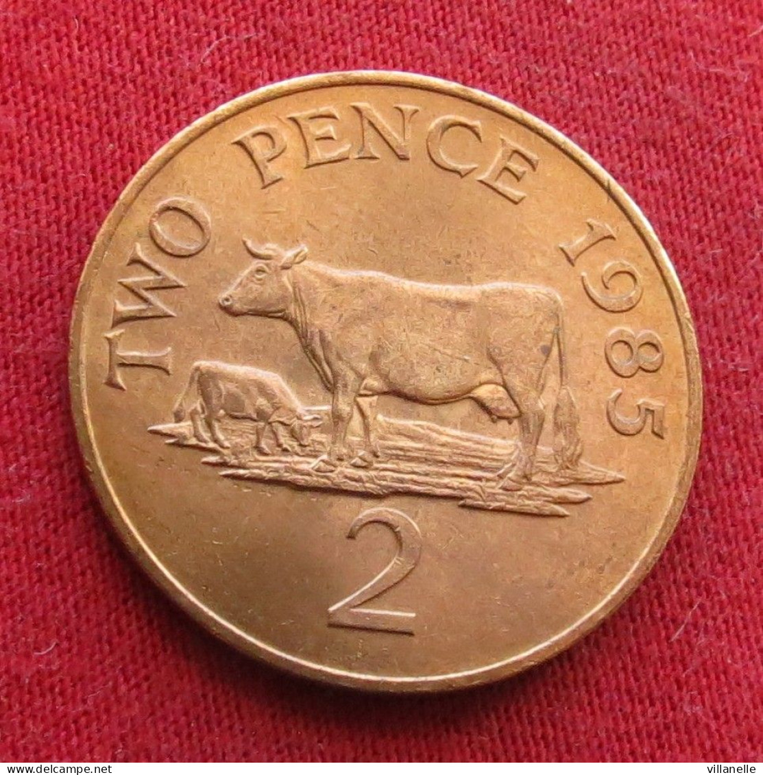 Guernsey 2 Pence 1985 FAO F.a.o.  UNC ºº - Guernsey