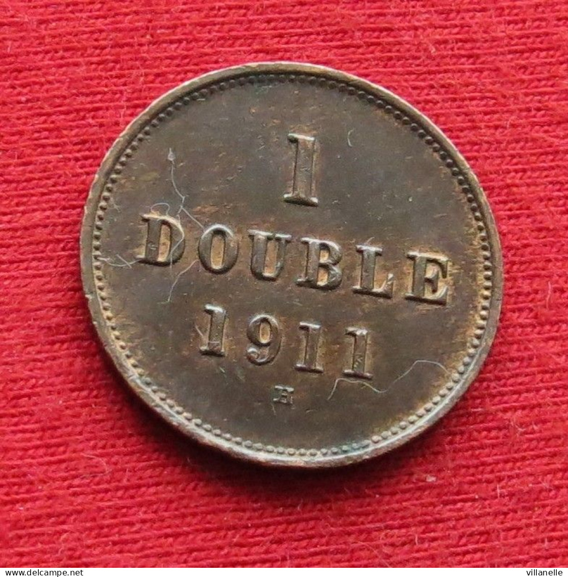 Guernsey 1 Double 1911 W ºº - Guernsey