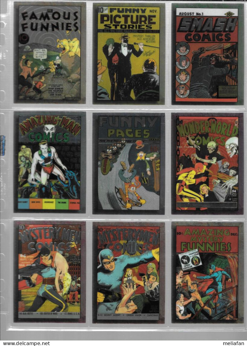 AD12 - SERIE COMPLETE 90 CARTES COMIC IMAGE - GOLDEN AGE OF COMICS - AUTRES SERIES DISPONIBLES - Other & Unclassified