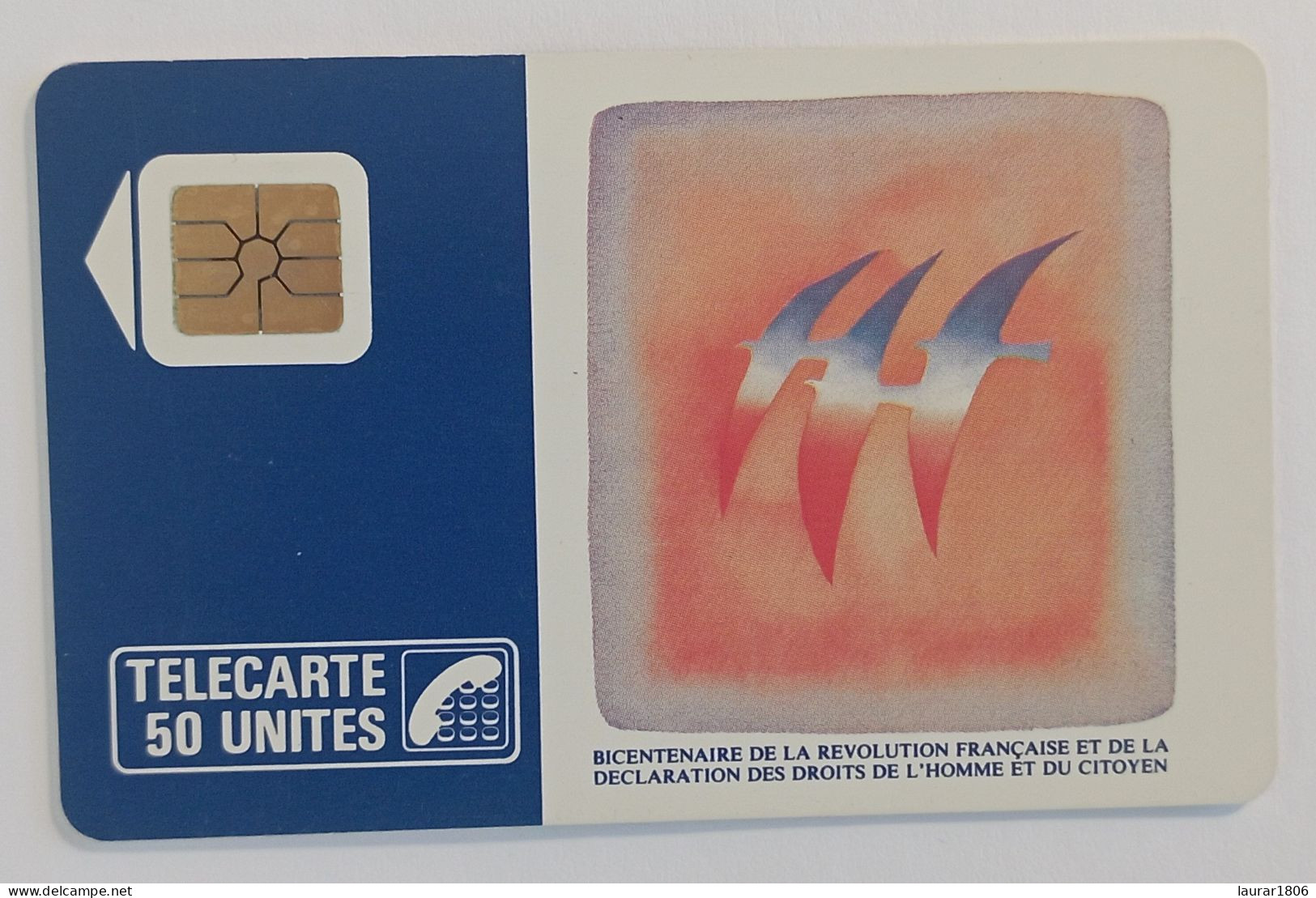 TELECARTE PHONECARD PUBLIQUE - F53 - FOLON Oiseaux Du Bicentenaire  SO2 - 50U - EC - 1989