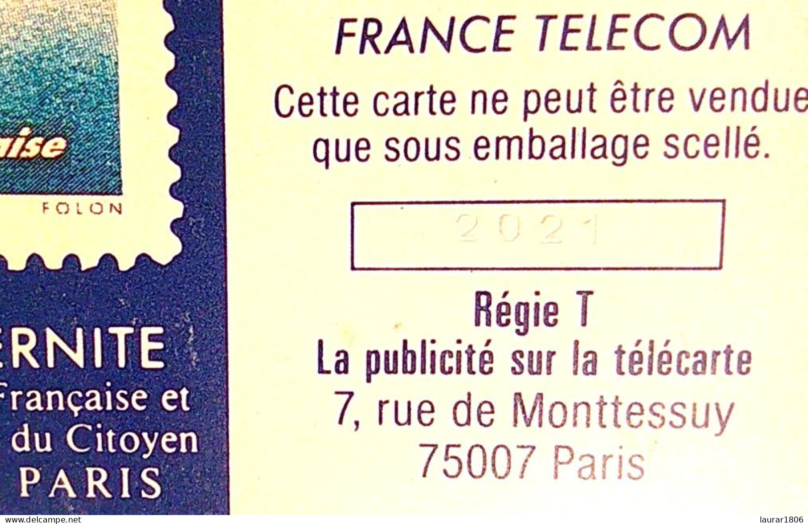 TELECARTE PHONECARD PUBLIQUE - F53 - FOLON Oiseaux Du Bicentenaire  SO2 - 50U - EC - 1989