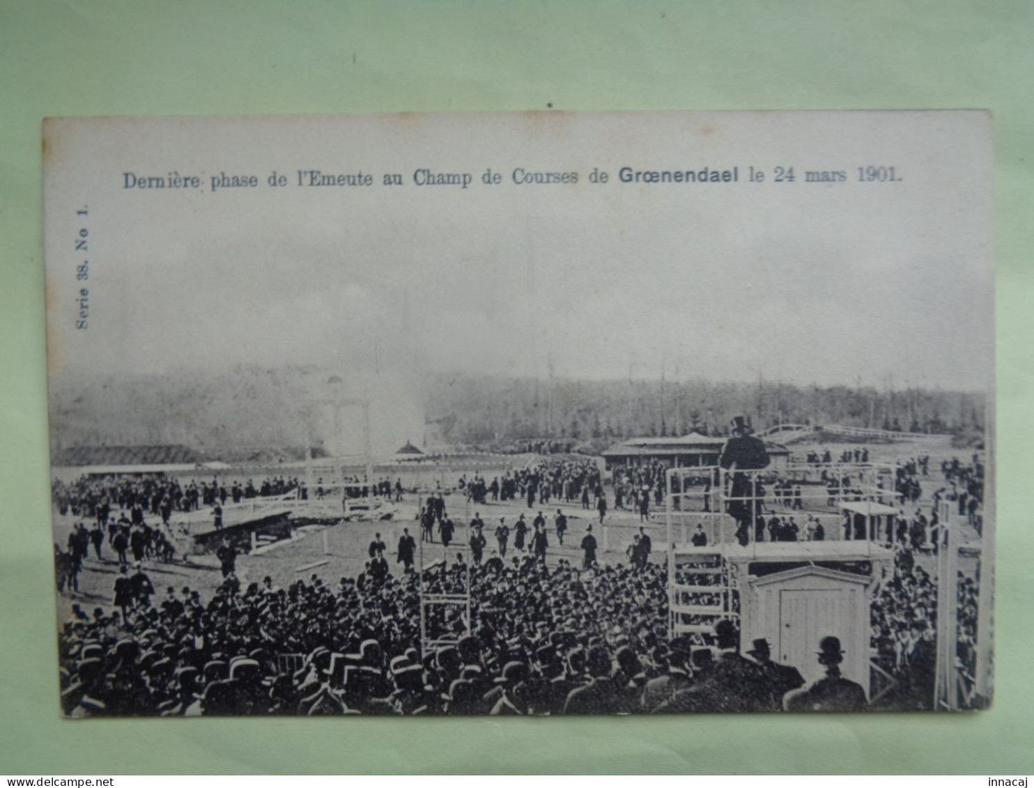 102-15-169             GROENENDAEL    Dernière Phase De L'Entente Au Champ De Courses  1901 - Höilaart