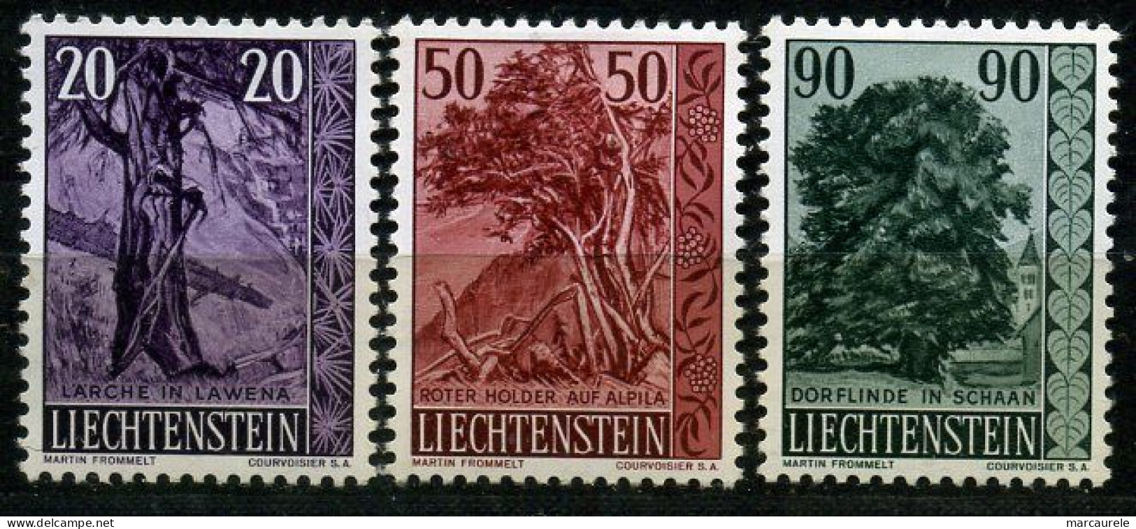 Liechtenstein N° 339 à 341  N* - Ungebraucht