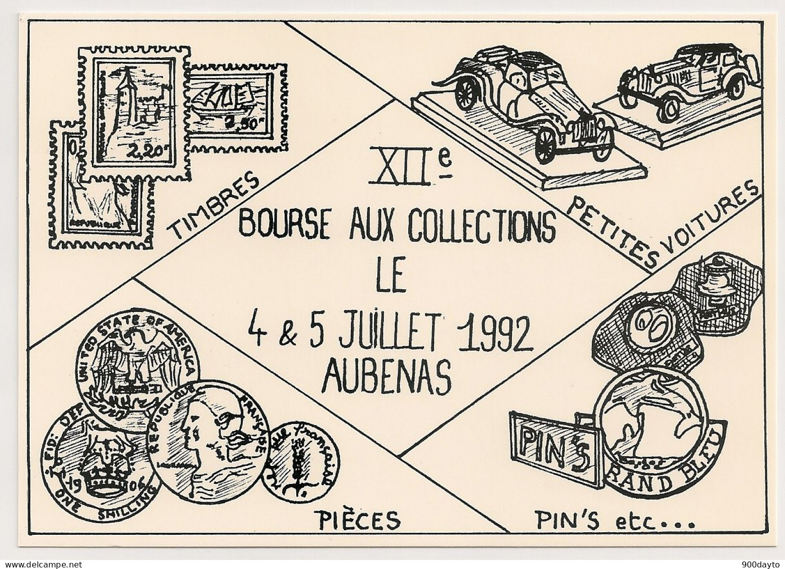 AUBENAS. XIIème Bourse Aux Collections. - Bourses & Salons De Collections