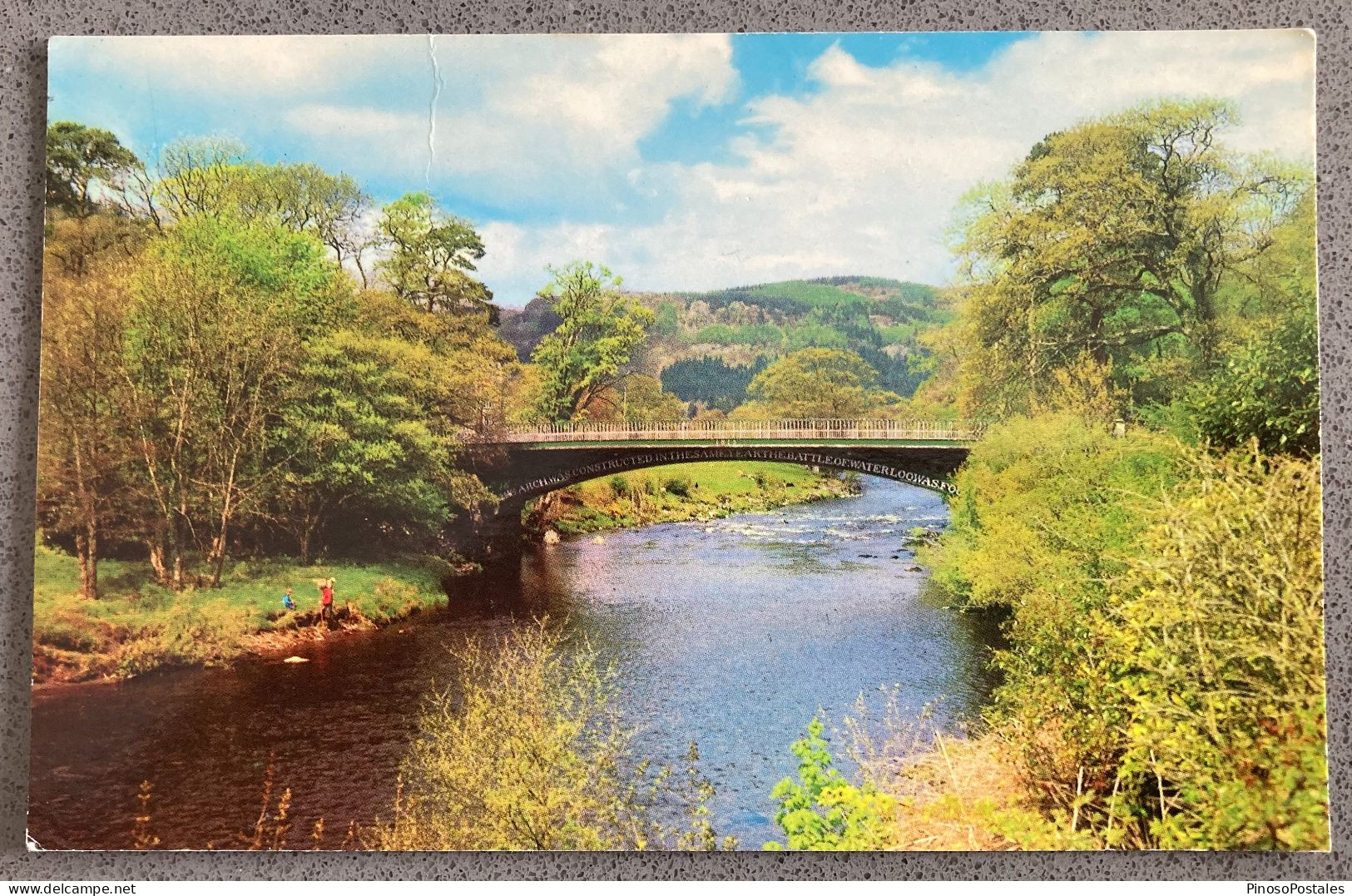 Waterloo Bridge Betws-y-Coed Carte Postale Postcard - Carmarthenshire