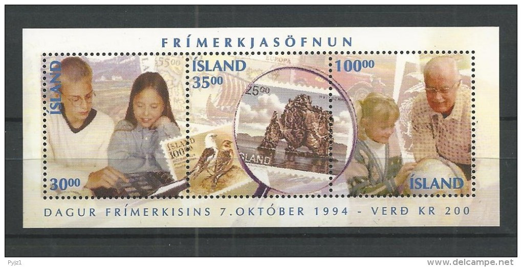 1994 MNH Iceland, Block  17, Postfris** - Blocks & Kleinbögen