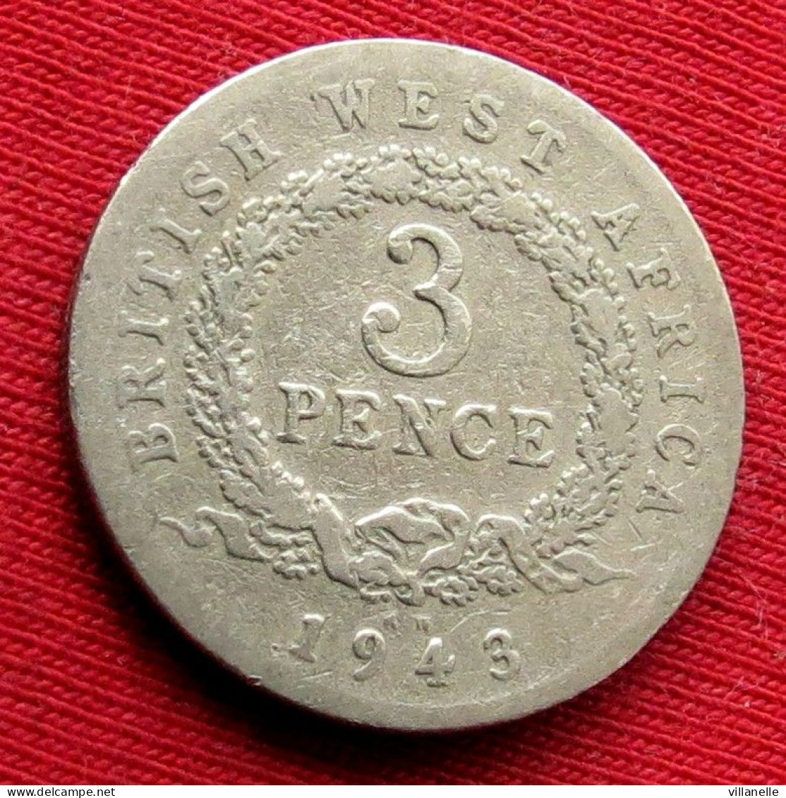 British West Africa 3 Pence 1943 KN Brits Afrika Afrique Britannique Britanica  Wºº - Peru