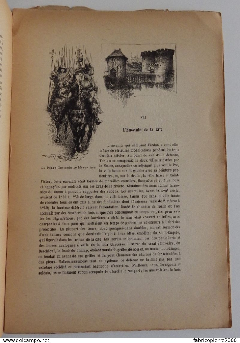 PIONNIER - Verdun à la veille de la guerre + BEAUGUITTE Verdun en 1917 ill W. Konarski 1917 Berger-Levrault  Meuse WW1