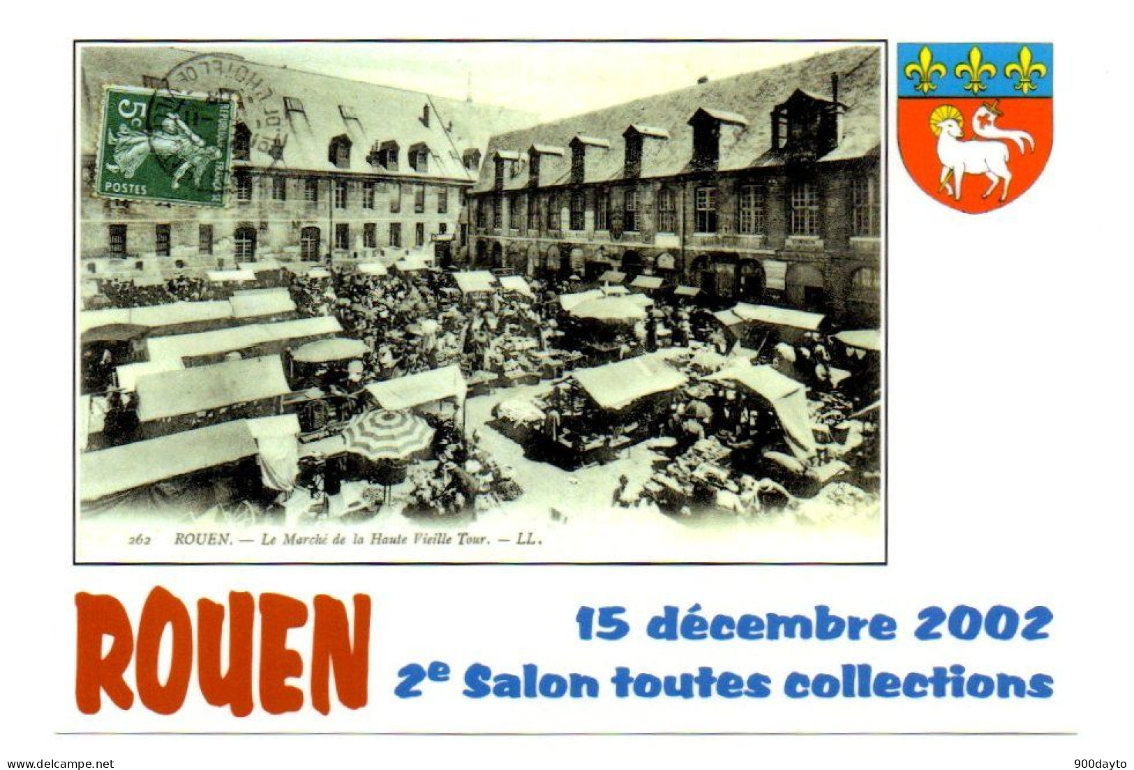 Lot de 7 CP. ROUEN. Salons: 1979, 1980, 1981, 2001, 2002.