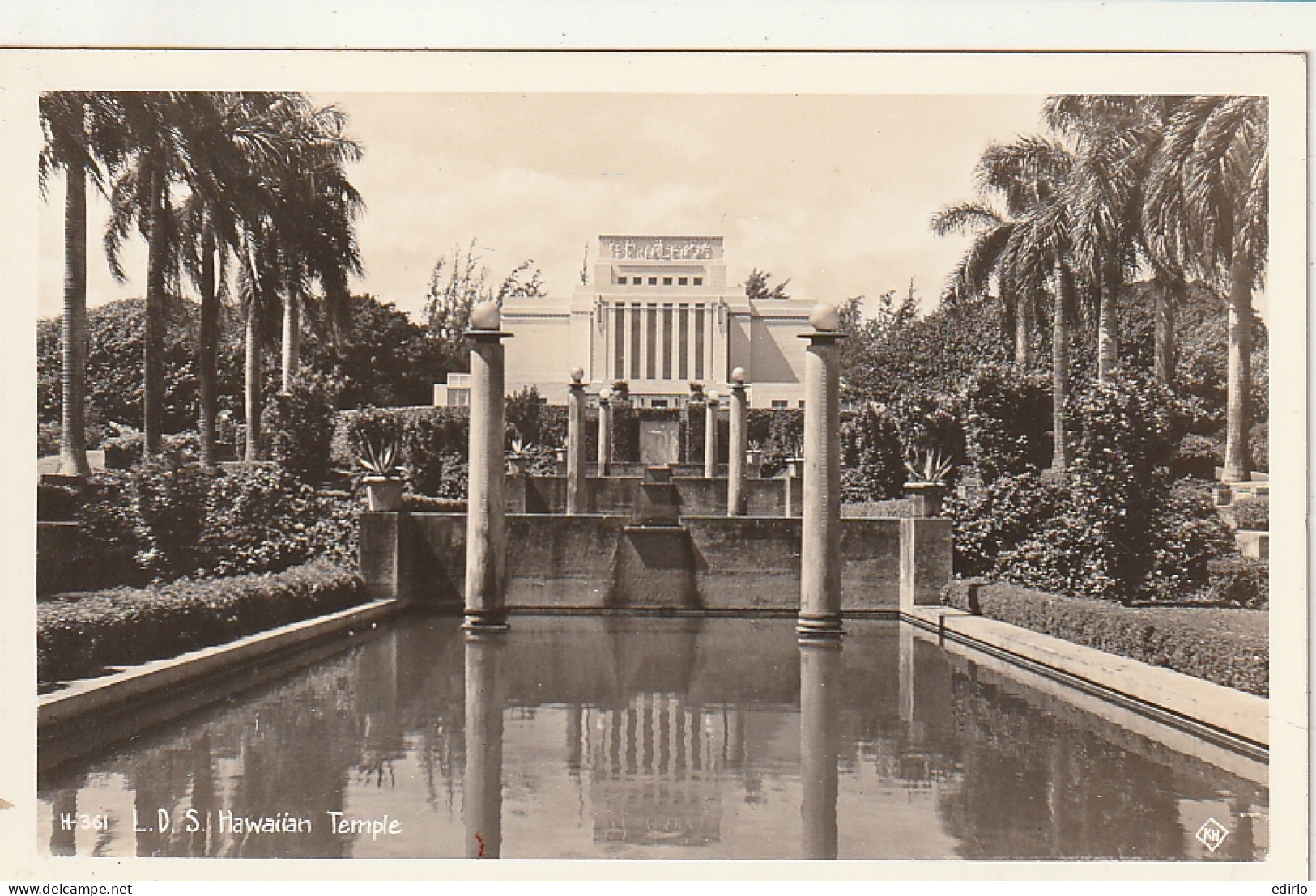 ***   HAWAI  ***  HAWAIIAN  Temple  Unused TTB  - Honolulu