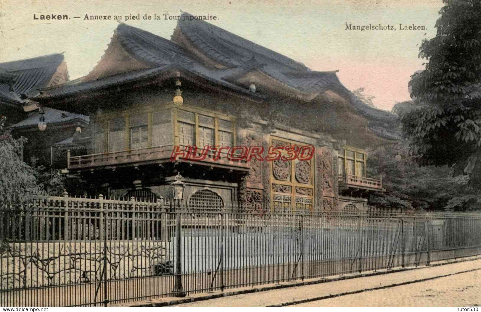 CPA LAEKEN - ANNEXE AU PIED DE LA TOUR JAPONAISE - Laeken