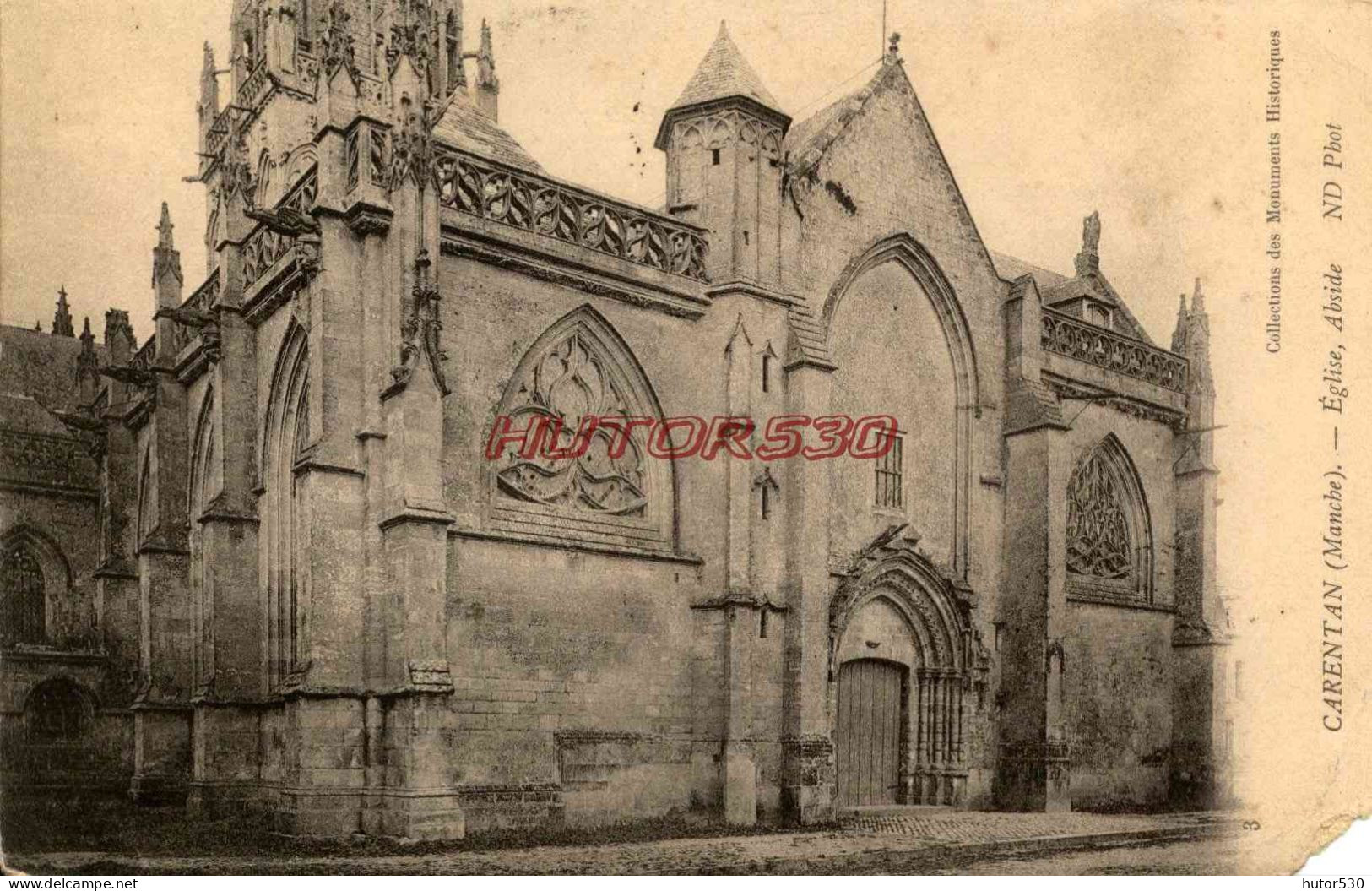 CPA CARENTAN - EGLISE, ABSIDE - Carentan