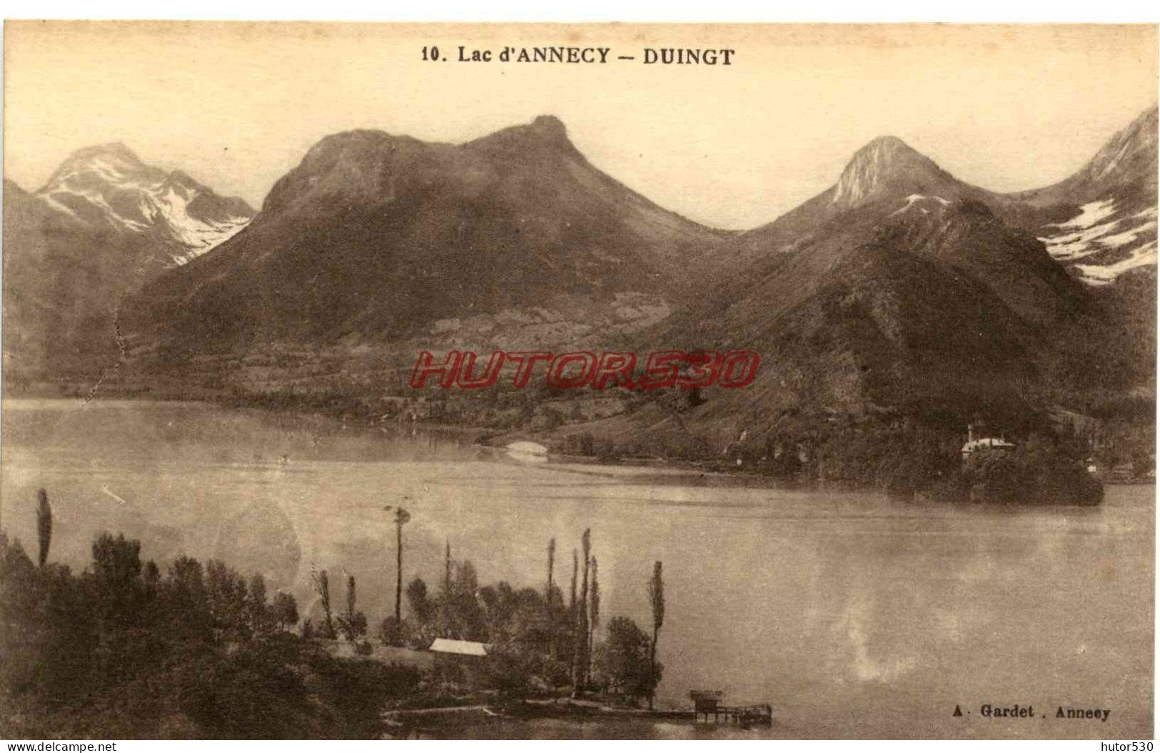 CPA DUINGT - 74 - LAC D'ANNECY - Duingt