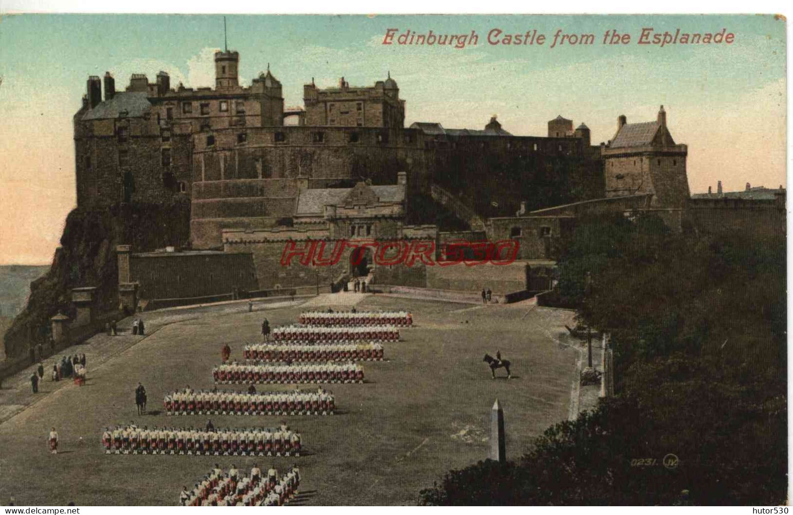 CPA EDINBURGH - CASTLE FROM THE ESPLANADE - Midlothian/ Edinburgh