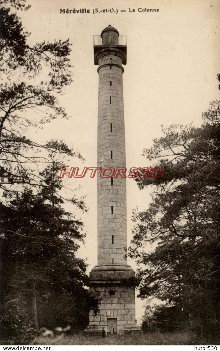 CPA MEREVILLE - LA COLONNE - Mereville