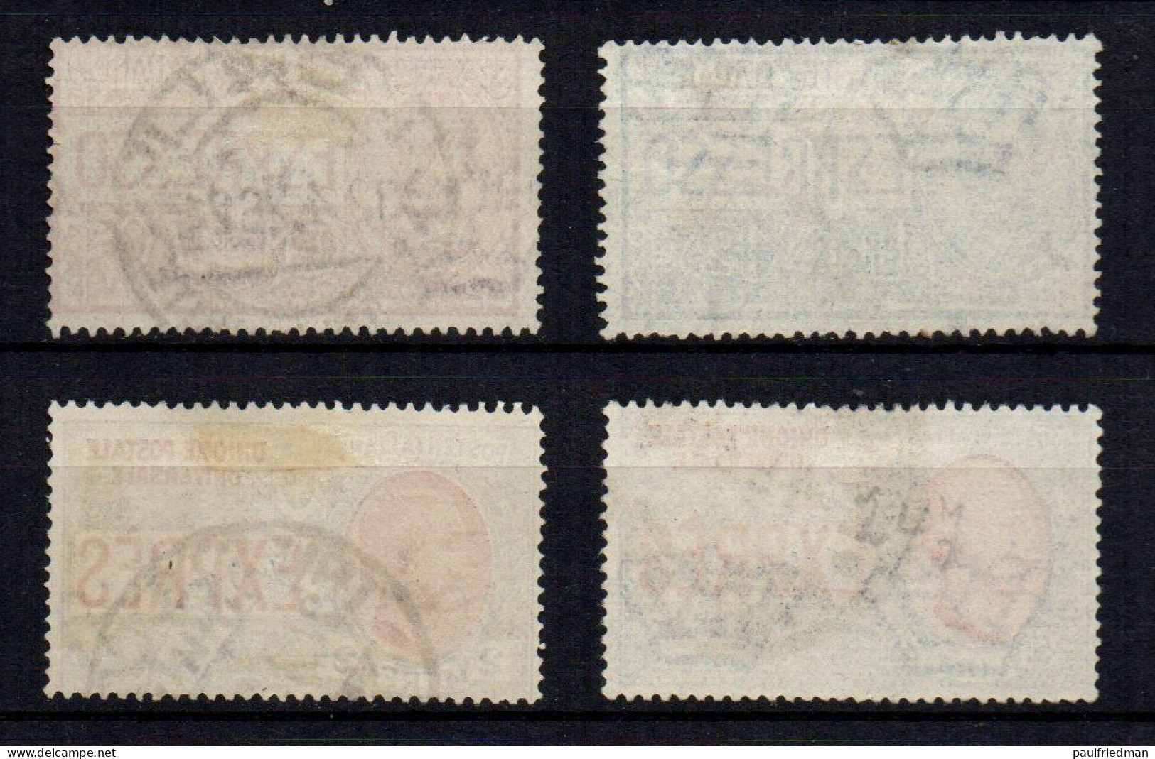 Regno 1924/5 - Espressi - Serie Completa Usata - Eilsendung (Eilpost)
