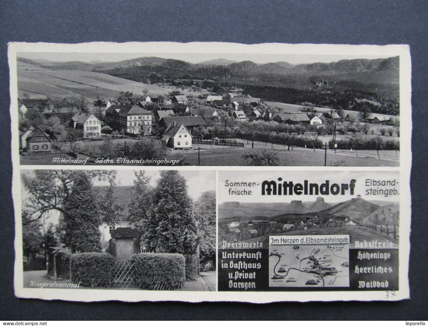 AK SEBNITZ Mittelndorf 1942 /// D*59359 - Sebnitz