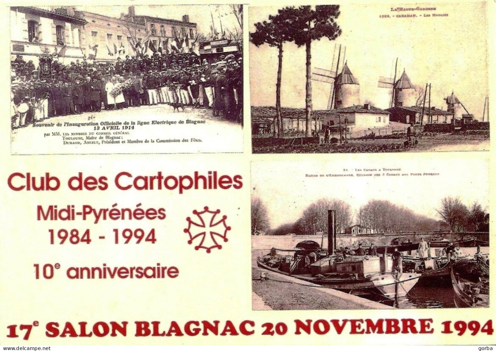 *CPM - 17ème Salon De La Carte Postale De BLAGNAC (31) - - Borse E Saloni Del Collezionismo