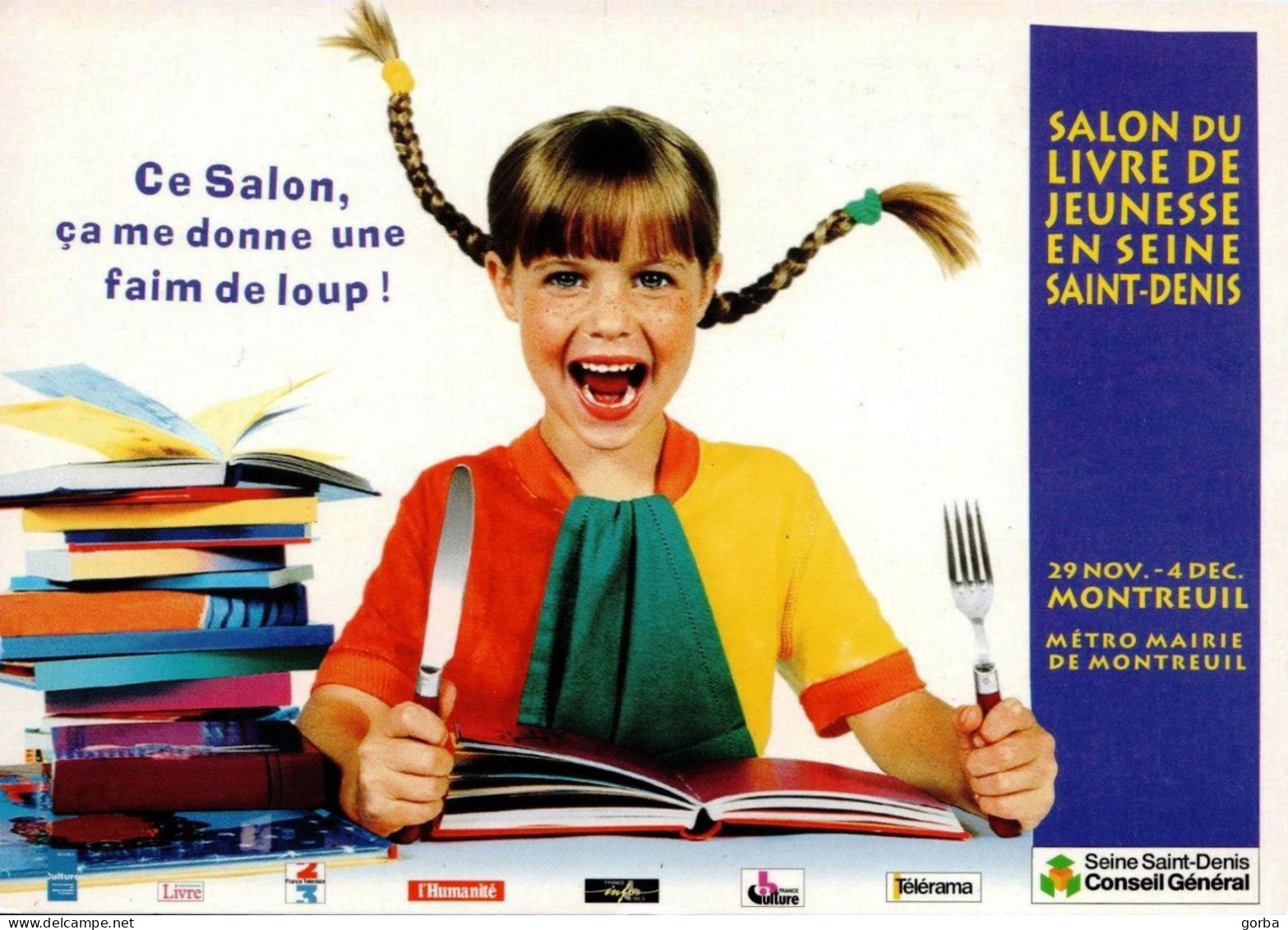 *CPM  - Salon Du Livre De Jeunesse - Montreuil (93) - Beursen Voor Verzamellars