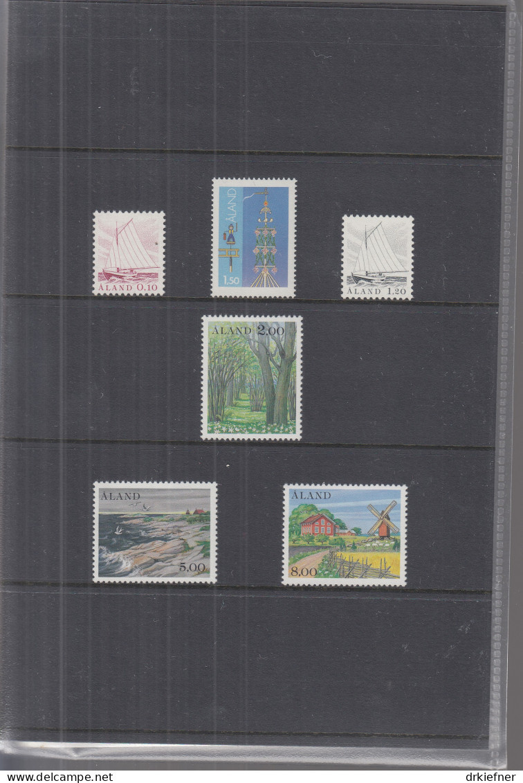 ALAND  Jahrgang 1985, Postfrisch **, Komplett 8-13 - Aland