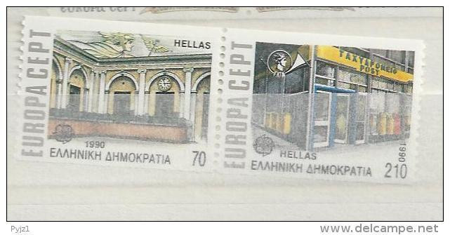 1990 MNH Greece Mi 1742-43-C, Postfris - Unused Stamps