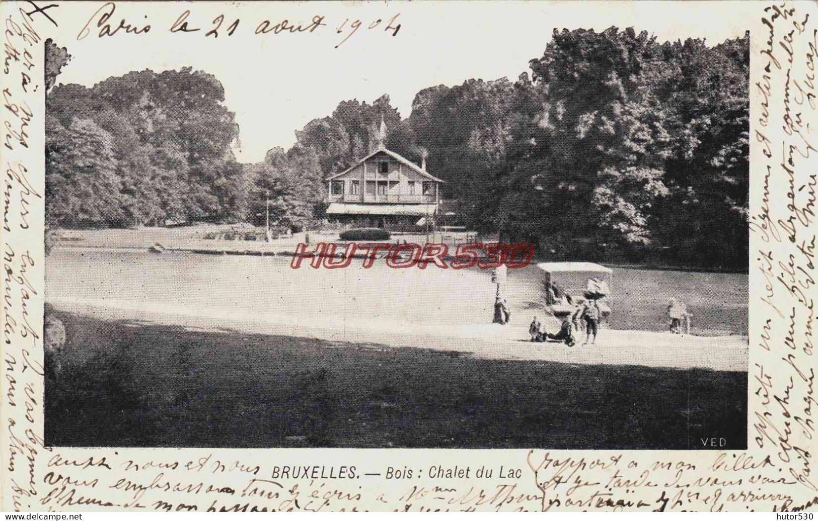 CPA BRUXELLES - CHALET DU LAC - Foreste, Parchi, Giardini