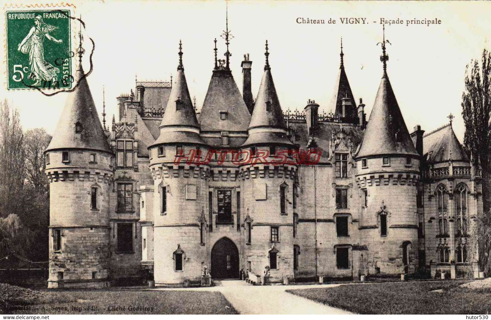 CPA VIGNY - VAL D'OISE - LE CHATEAU - Vigny